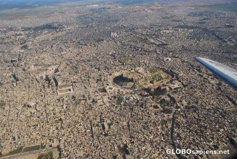 Postcard Aleppo from the air