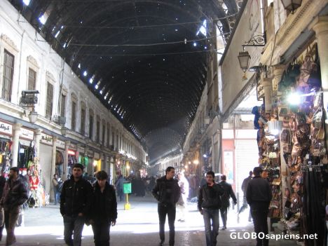 Postcard Damascus Souk