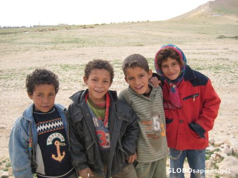 Postcard Children of Palmyra