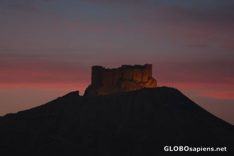 Postcard Fortress in Sunset