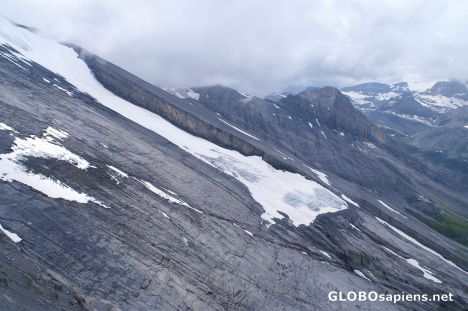 Postcard West face of Altels and Altels glacier