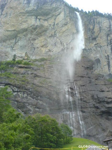 Postcard Blowey Staubbach Waterfall