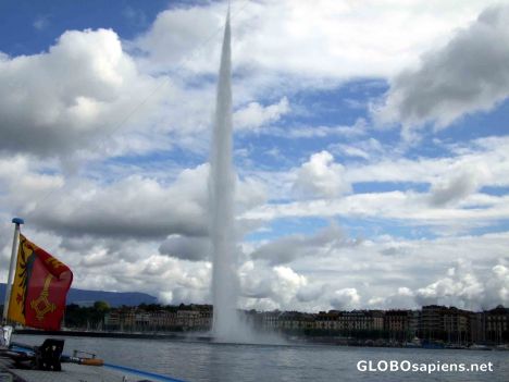 Postcard World's highest fountain