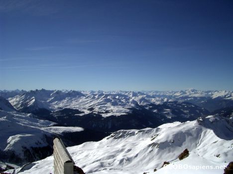 Postcard Klosters Mountain Landscape