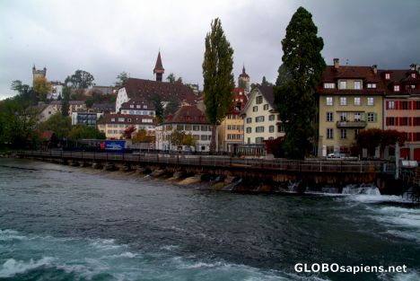 Postcard Lucerne - old town - 6