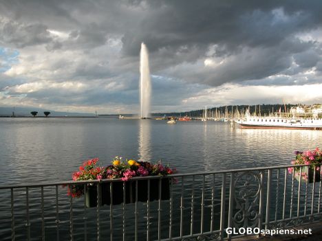 Postcard Geneva lake