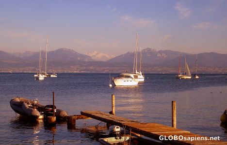 Postcard Lake Geneva at Dusk