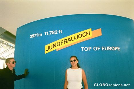 Postcard Jungfraujoch