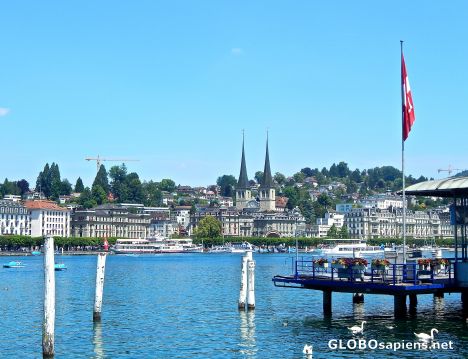 Postcard Lake Lucerne