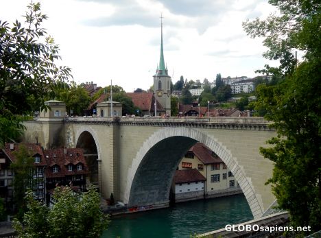 Postcard Bern - Nydeggbrücke