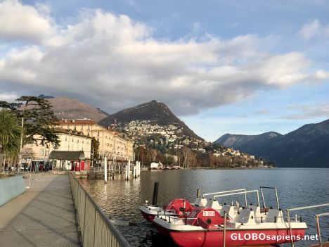 Postcard Lake Lugano