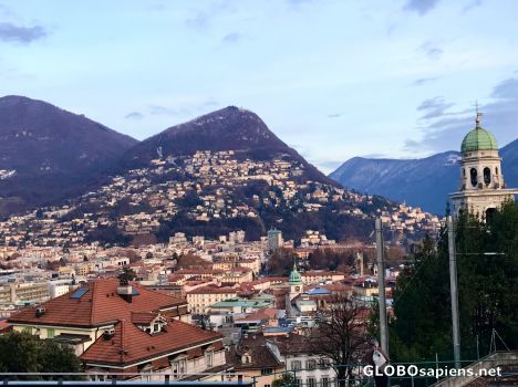 Postcard View of Lugano.