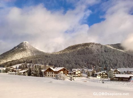 Postcard Davos Dorf