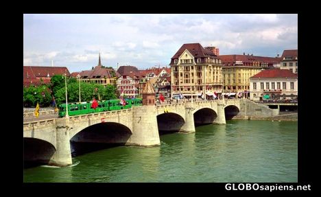Postcard Basel, Switzerland