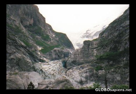 Postcard Oberer Glacier