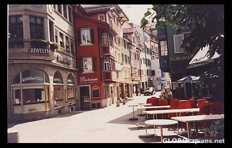 Postcard Favorite Street in Zurich