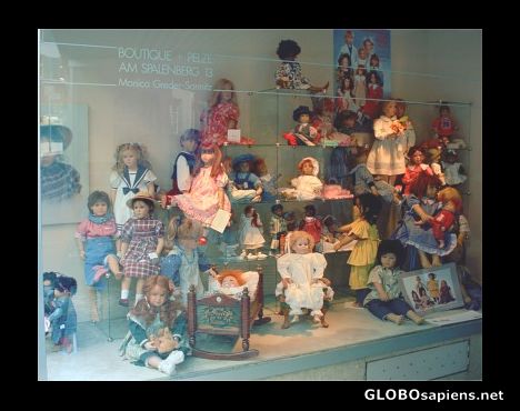 Postcard Doll shop - Zurich, Switzerland