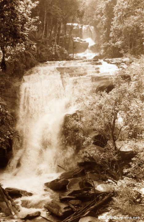 Postcard Nam Tok - waterfall