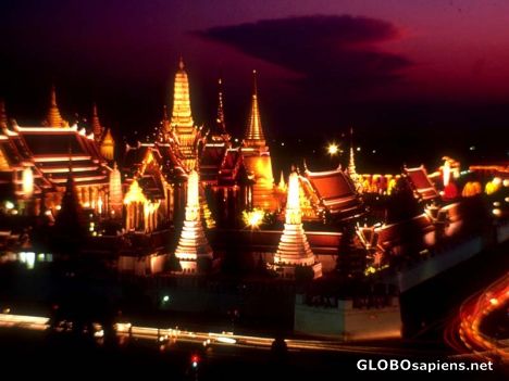 Postcard Wat Phra Kaew - Temple of the Emerald Bhudda