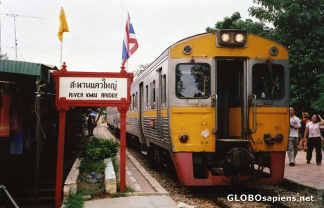 Postcard Train on the Death Railway