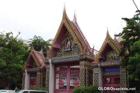 Postcard Wat Tiramit Entrance