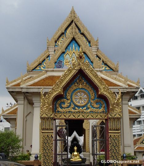 Postcard View from Wat Tiramit Entrance