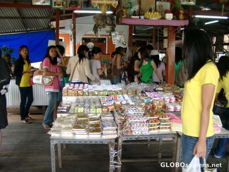 Postcard Small Factories on the Koh Kret Island.