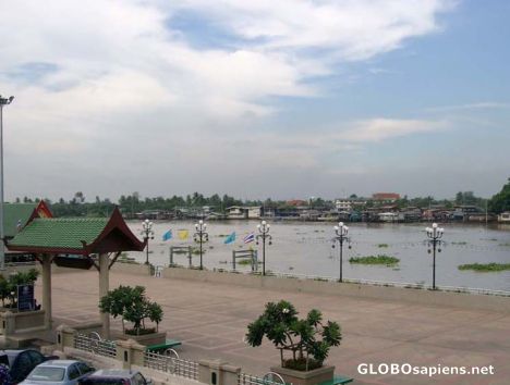 Postcard View of Chao Phraya River, Nonthaburi