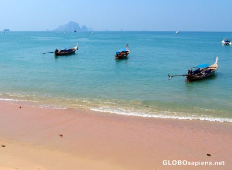 Postcard Ao Nang and its empty beach