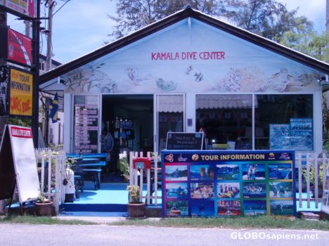 Postcard Kamala Dive Center