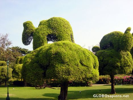 Postcard Topiary in Sofitel Hotel Gardens Hua Hin 2