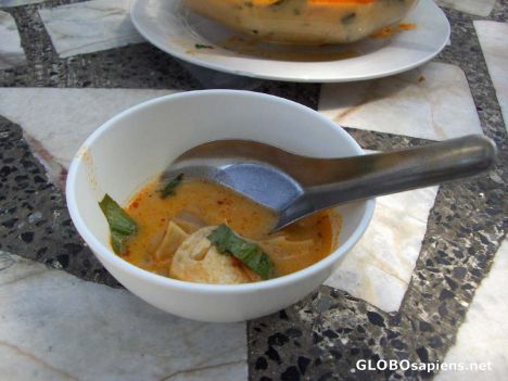 Postcard Food; Tam Yang Kung (Shrimp soup)