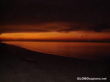 Postcard Bang Po beach sunset