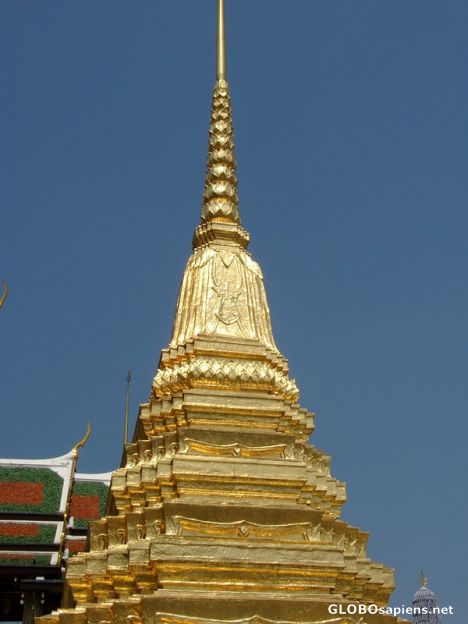 Postcard A closeup of the Temple Dome