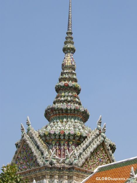 Postcard Wat Phra Kaew - Porcelain temple