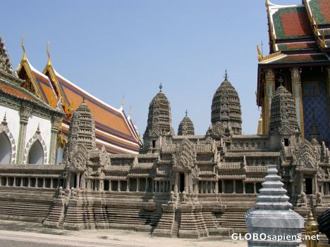 Postcard Miniature Angkor Wat in Wat Phra Kaew