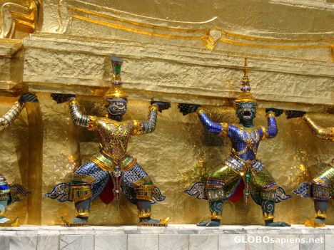 Postcard Figurines depicting the Ramayana Indian Epic
