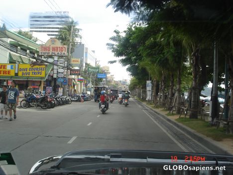 Postcard Street In Pattaya