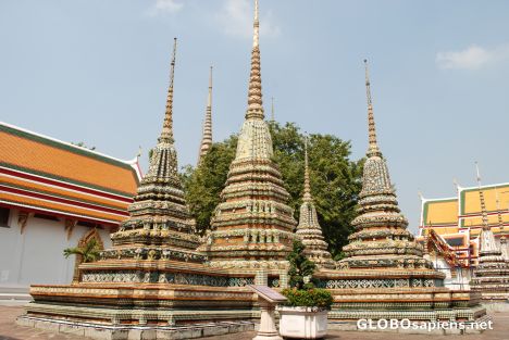 Postcard Wat Pho complex