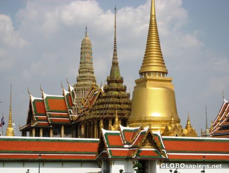 Postcard Grand Palace Cheddi and Pagodas