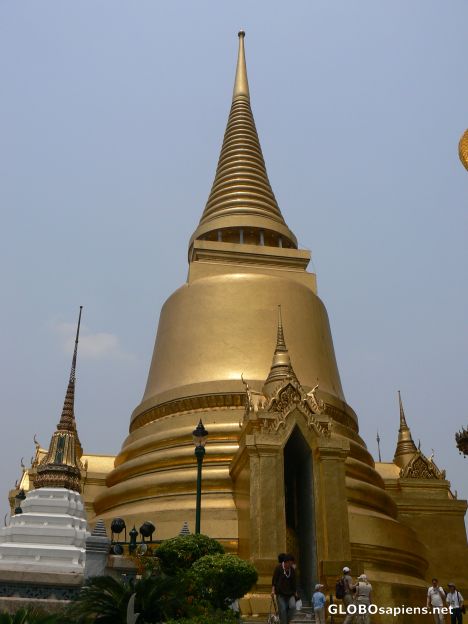 Postcard Golden stupa