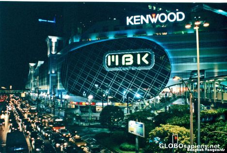 Postcard MBK Center at night
