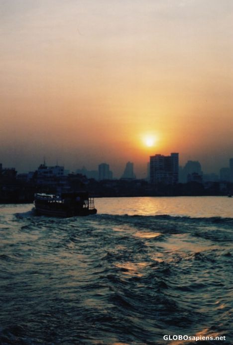 Postcard Chao Prya River