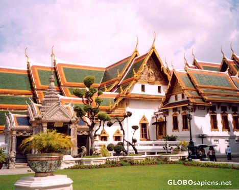Postcard Inside the Grand Palace grounds