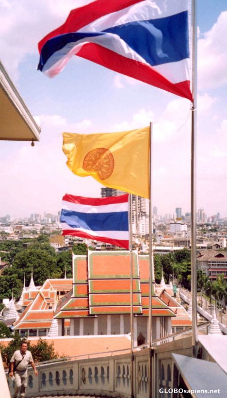 Postcard Bangkok's Golden Mount