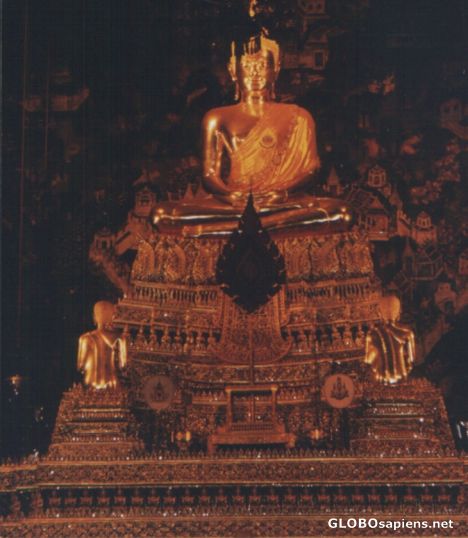Postcard Golden Buddha
