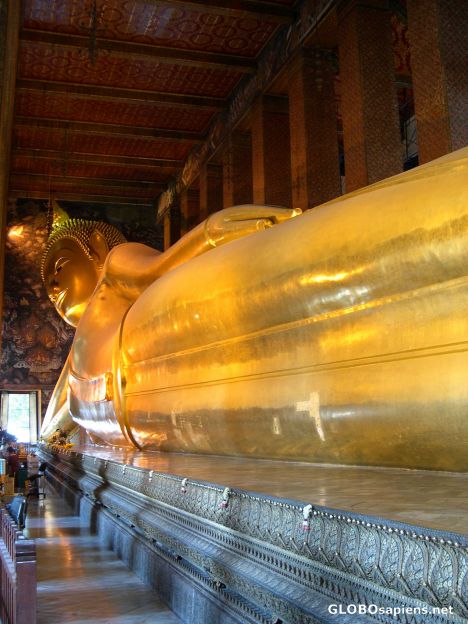 Postcard Wat Pho - The Reclining Buddha