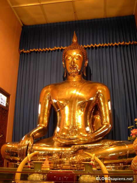 Postcard Golden Buddha of Wat Traimit