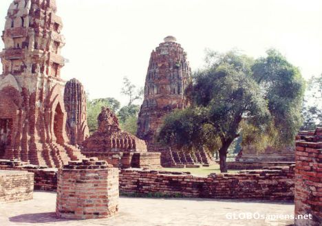 Postcard Temple ruins