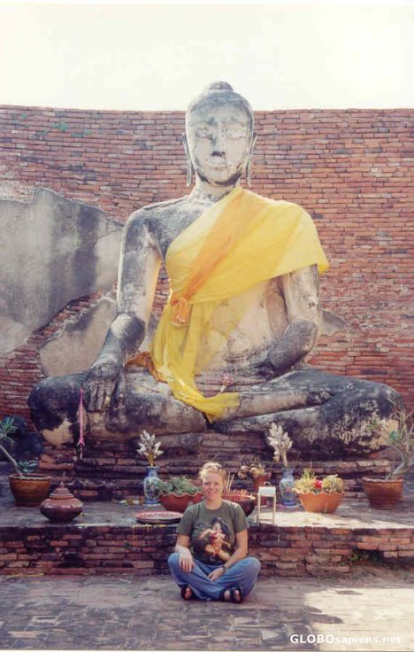 Postcard Me and Buddha